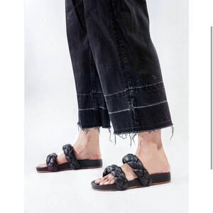 KAANAS COCO BLACK SANDALS NWT